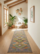 Kilim Afgano | 289 x 80 cm