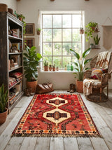 Alfombra Persa Shiraz | 146 x 100 cm