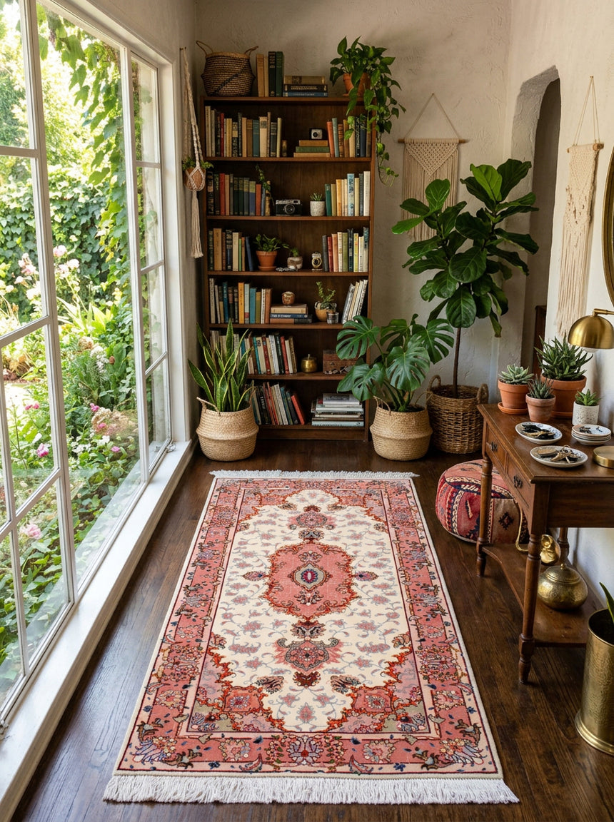 Carpetes persas Tabriz 50Raj | 159 x 72 cm
