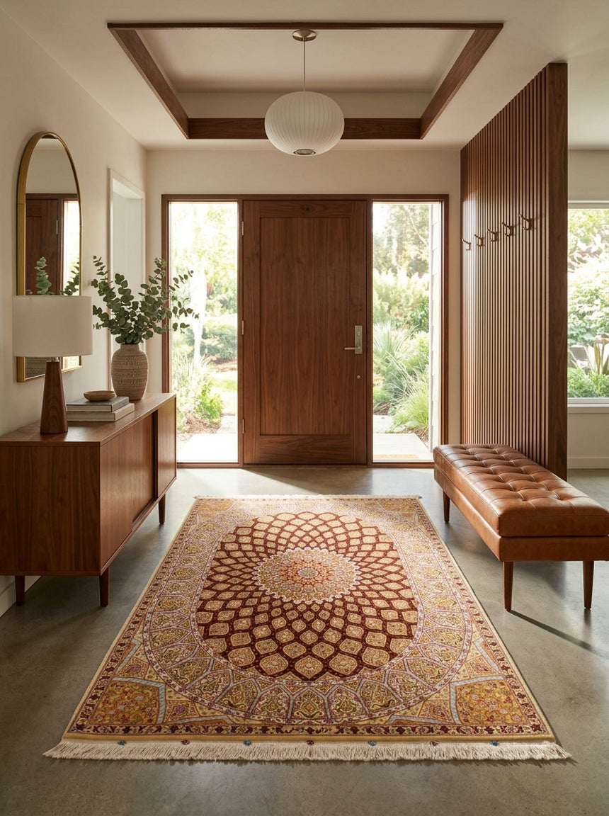 Carpetes persas Tabriz 50Raj | 206 x 153 cm