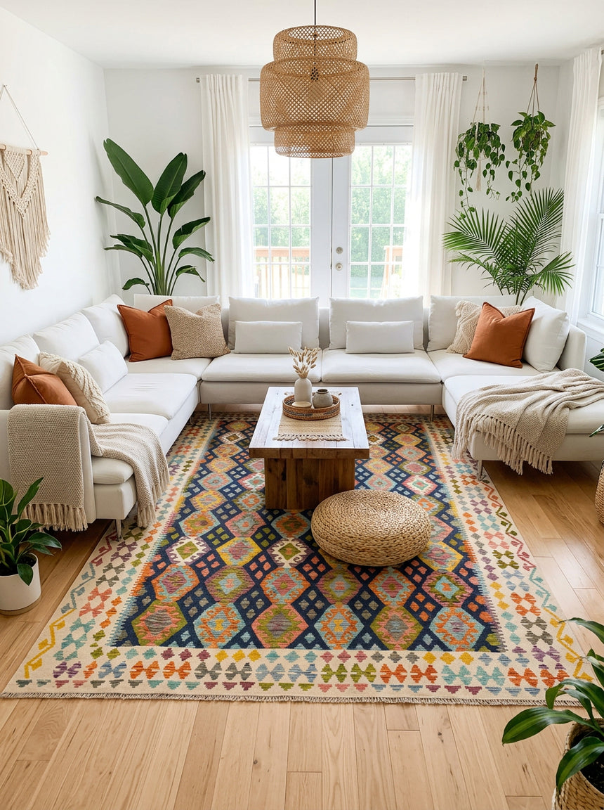 Kilim Afgano | 350 x 252 cm