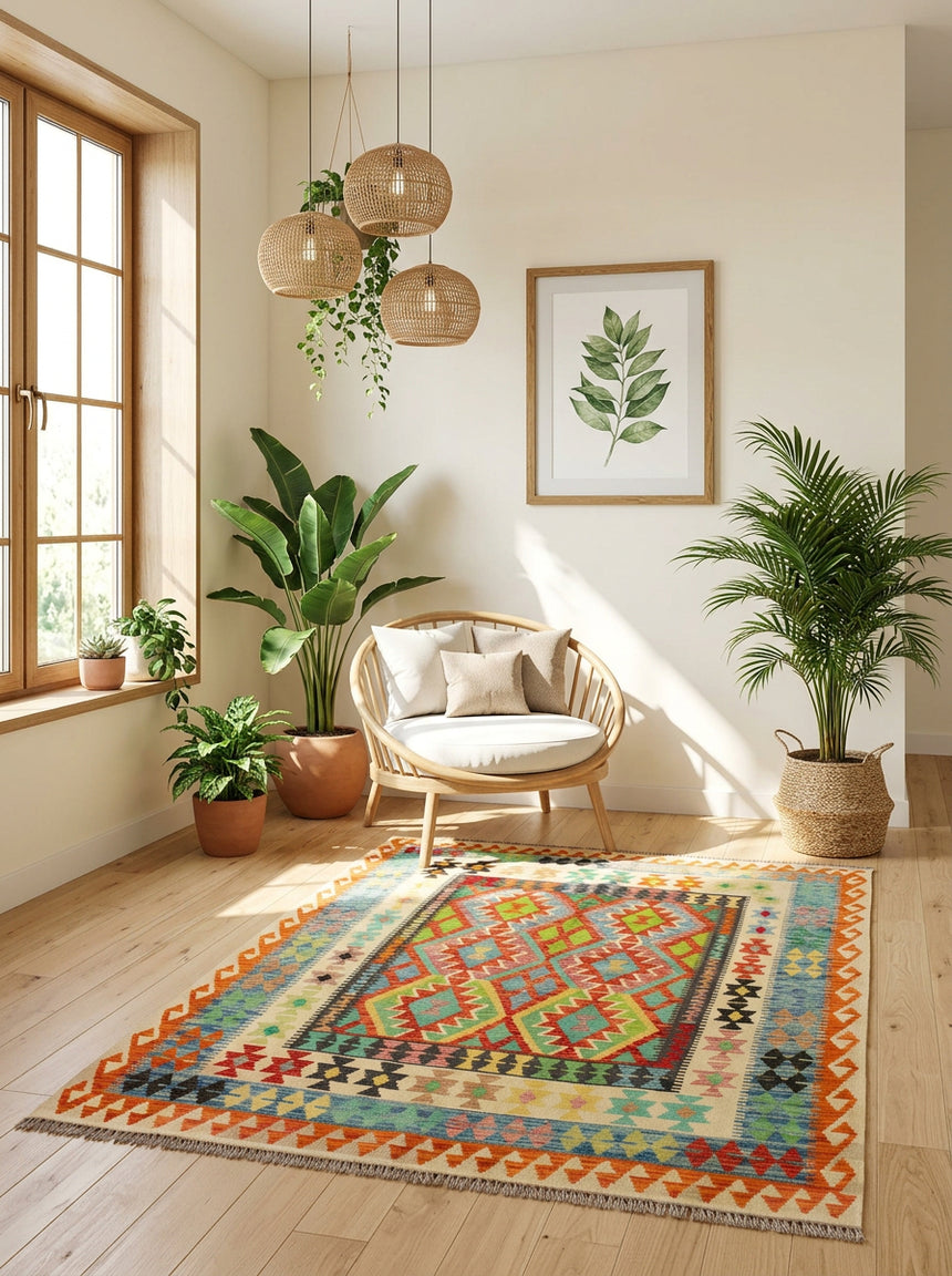 Kilim Afghan | 206 x 157 cm