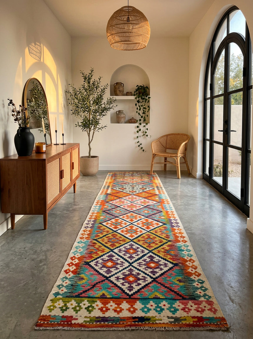 Kilim afegão | 400x85cm 