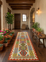 Afghan Kilim | 295 x 82 cm 