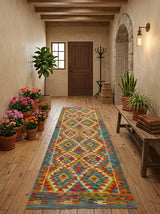 Afghan Kilim | 259 x 80 cm 
