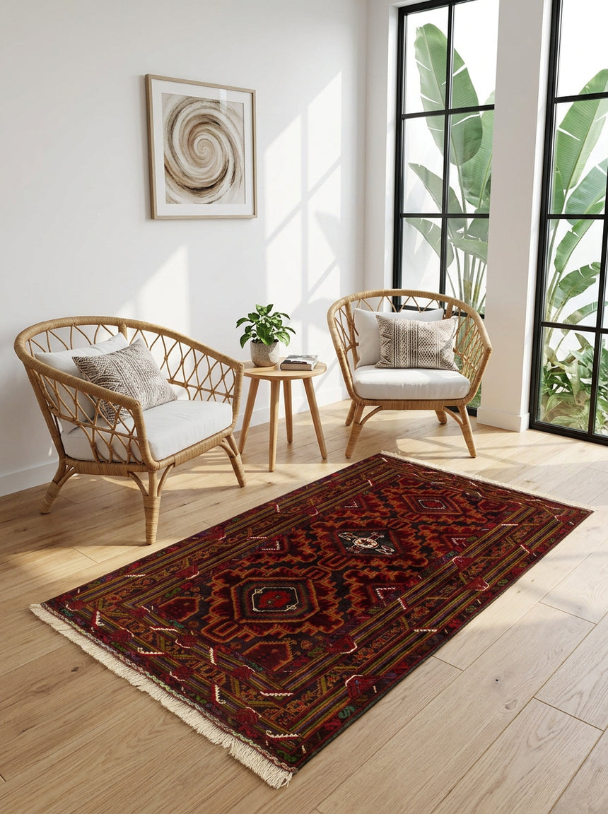 Alfombra Persa Baluch | 189 x 112 cm