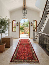 Hamedan Persian Rug | 297 x 77 cm 