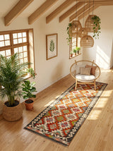 Kilim Afgano | 258 x 80 cm