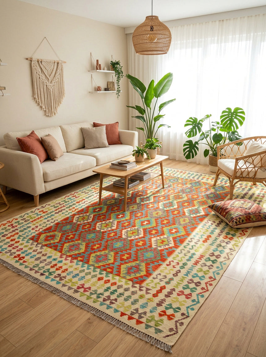 Kilim Afgano | 355 x 260 cm