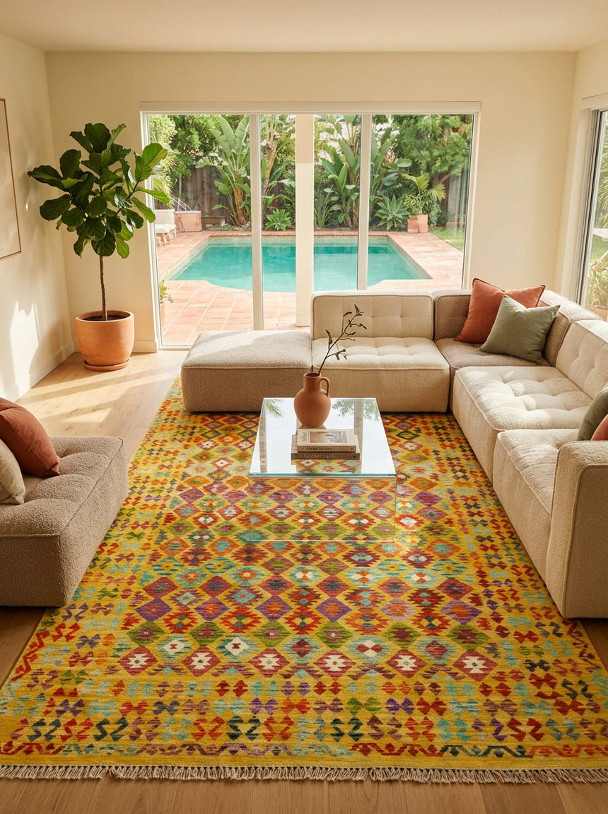 Kilim Afgano | 337 x 240 cm