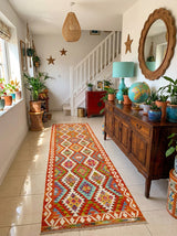 Kilim Afgano | 285 x 85 cm