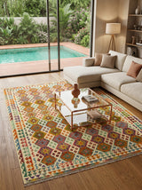 Kilim Afgano | 297 x 258 cm