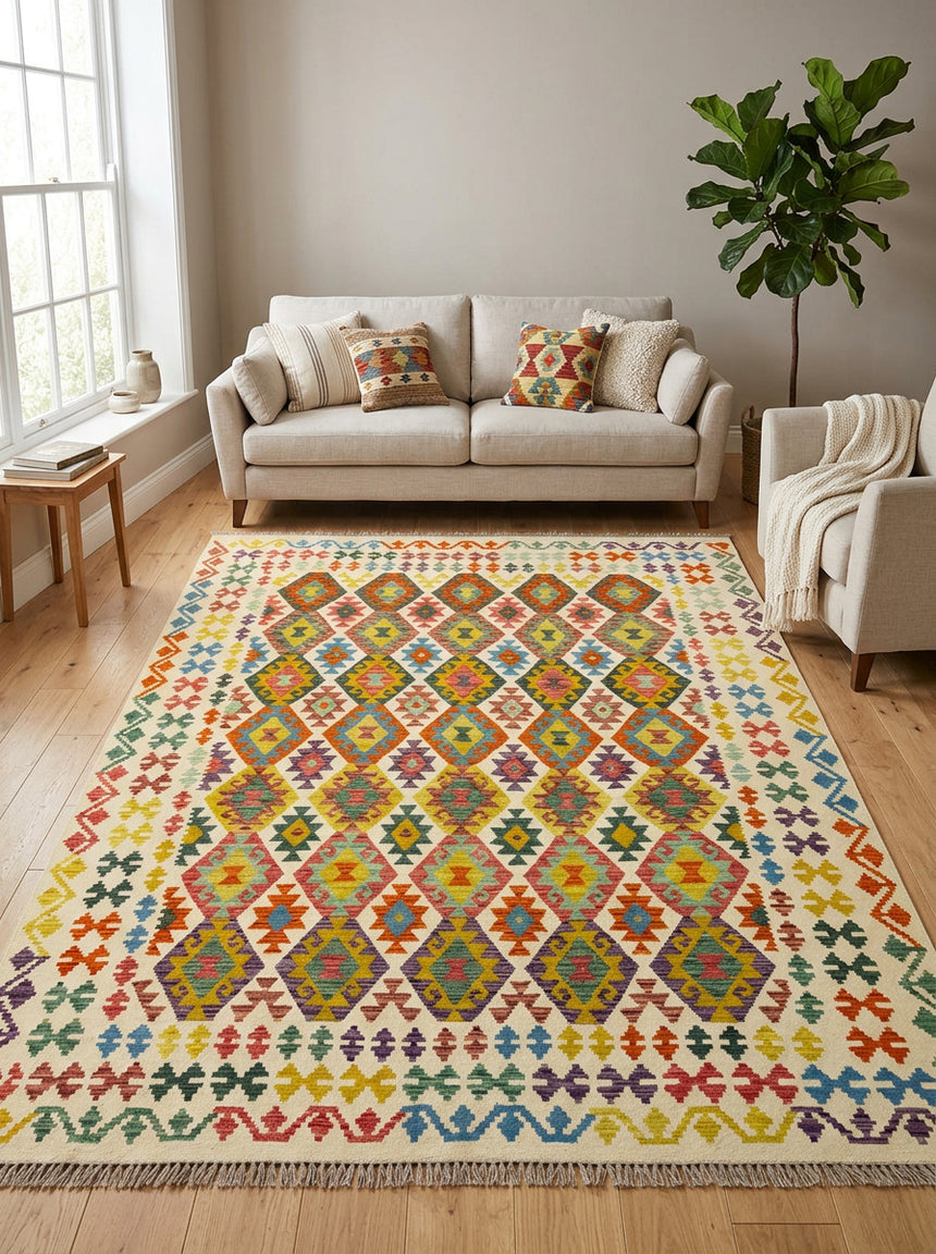 Kilim Afgano | 290 x 255 cm