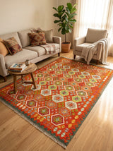 Kilim Afgano | 256 x 206 cm