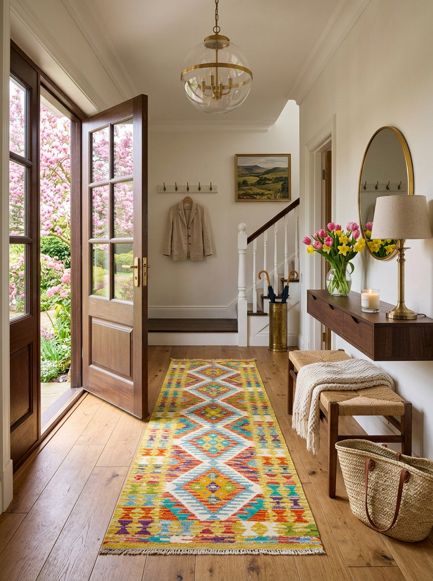 Kilim Afgano | 249 x 60 cm