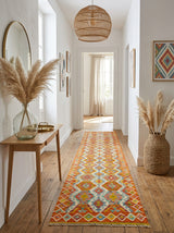 Kilim Afgano | 385 x 86 cm