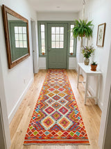 Kilim Afgano | 383 x 82 cm