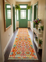 Kilim Afgano | 387 x 84 cm