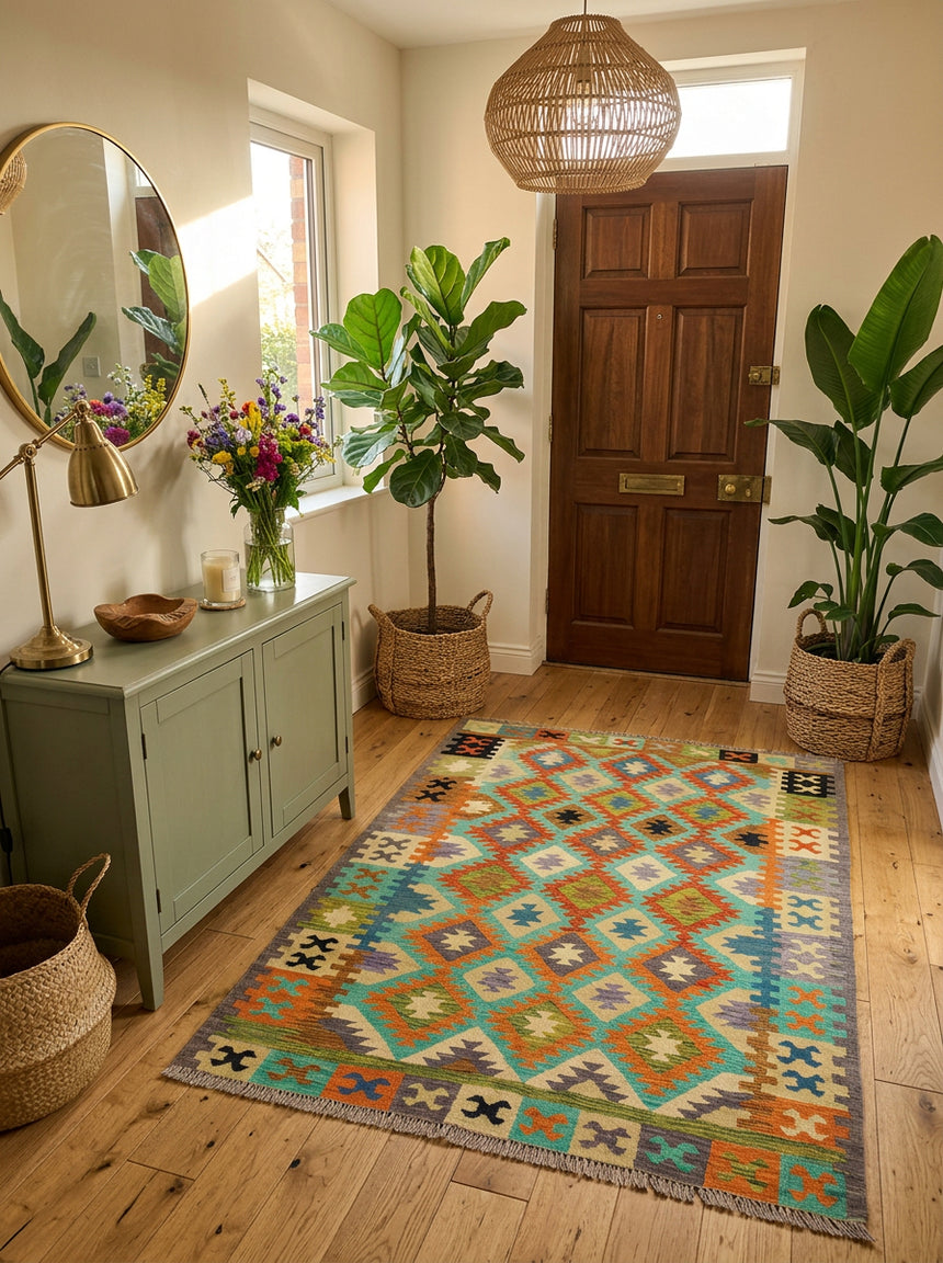Kilim Afgano | 191 x 151 cm