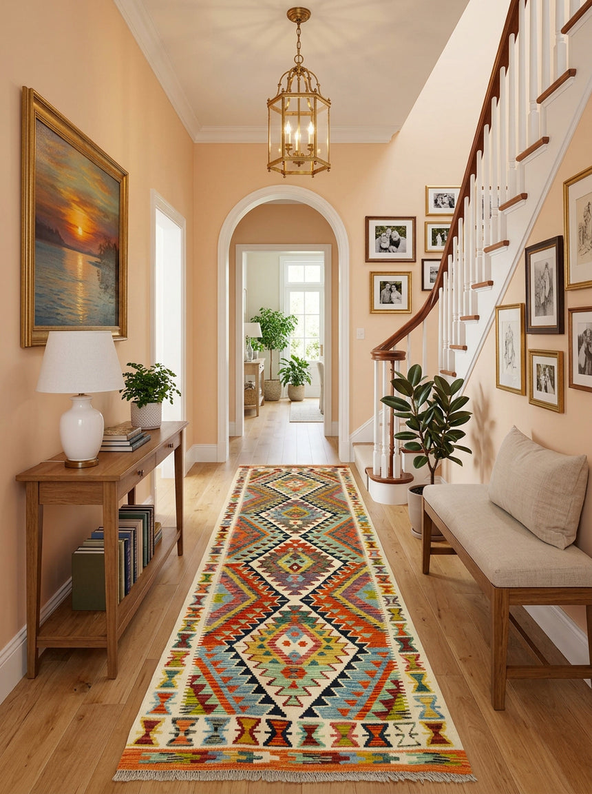 Kilim Afgano | 234 x 79 cm