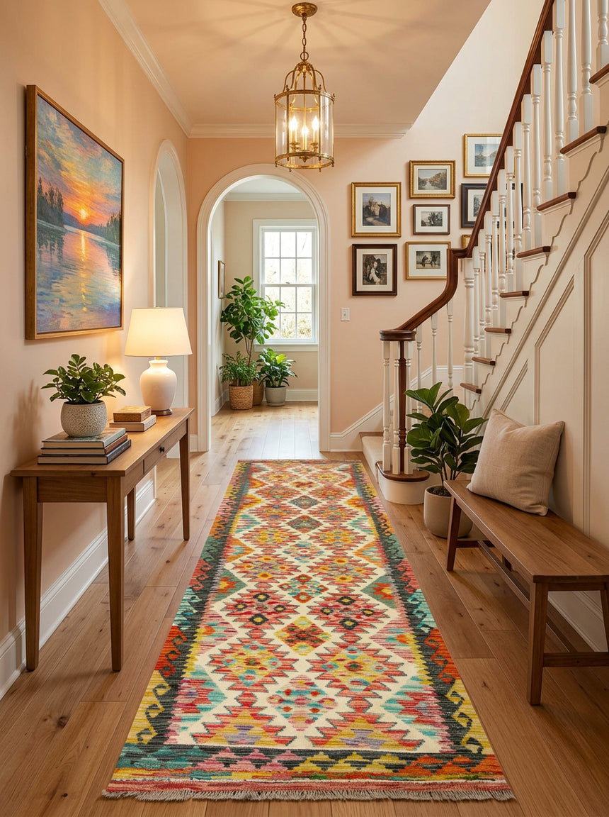 Kilim Afgano | 260 x 85 cm