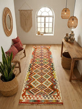 Kilim Afgano | 251 x 78 cm
