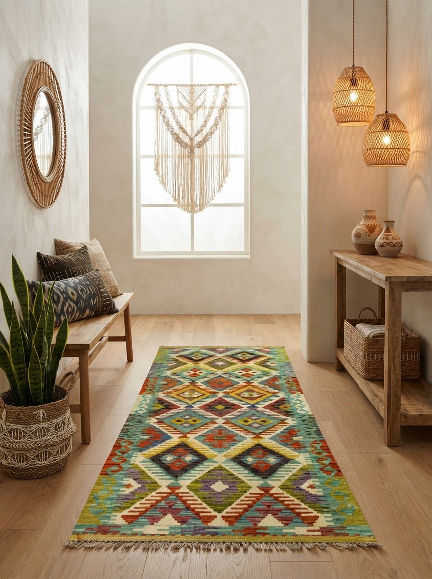 Kilim Afgano | 197 x 80 cm