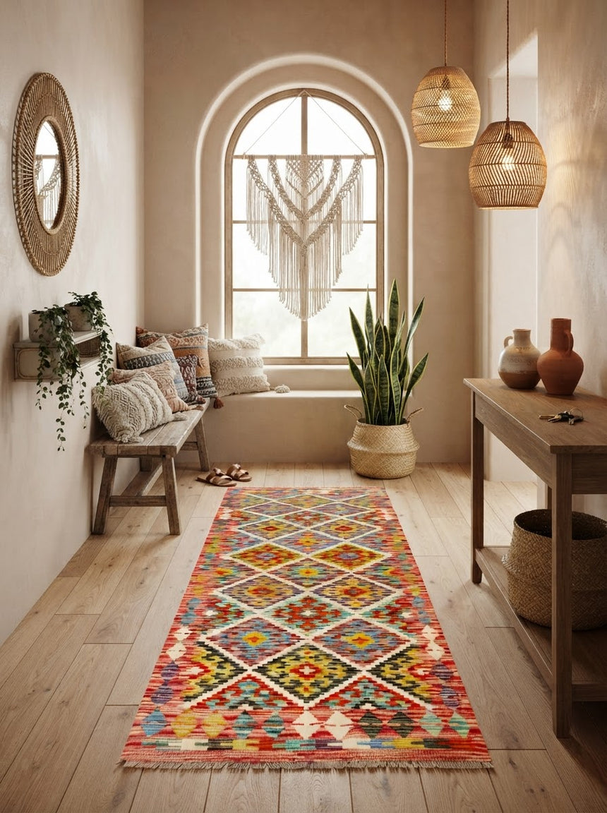 Kilim Afgano | 198 x 80 cm