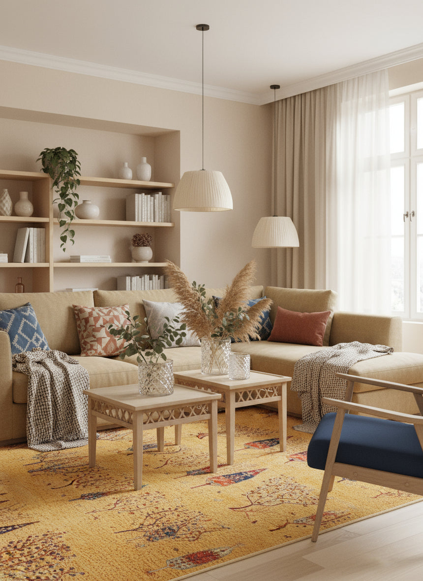 Ziegler Tree Design Rug | 296 x 201 cm