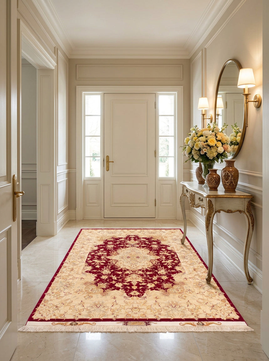 Carpetes persas Tabriz 50Raj | 197 x 150 cm