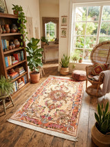 Alfombra Persa Tabriz 50Raj | 123 x 77 cm