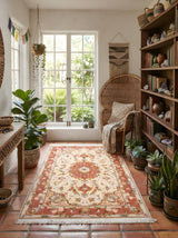 Alfombra Persa Tabriz 50Raj | 128 x 73 cm