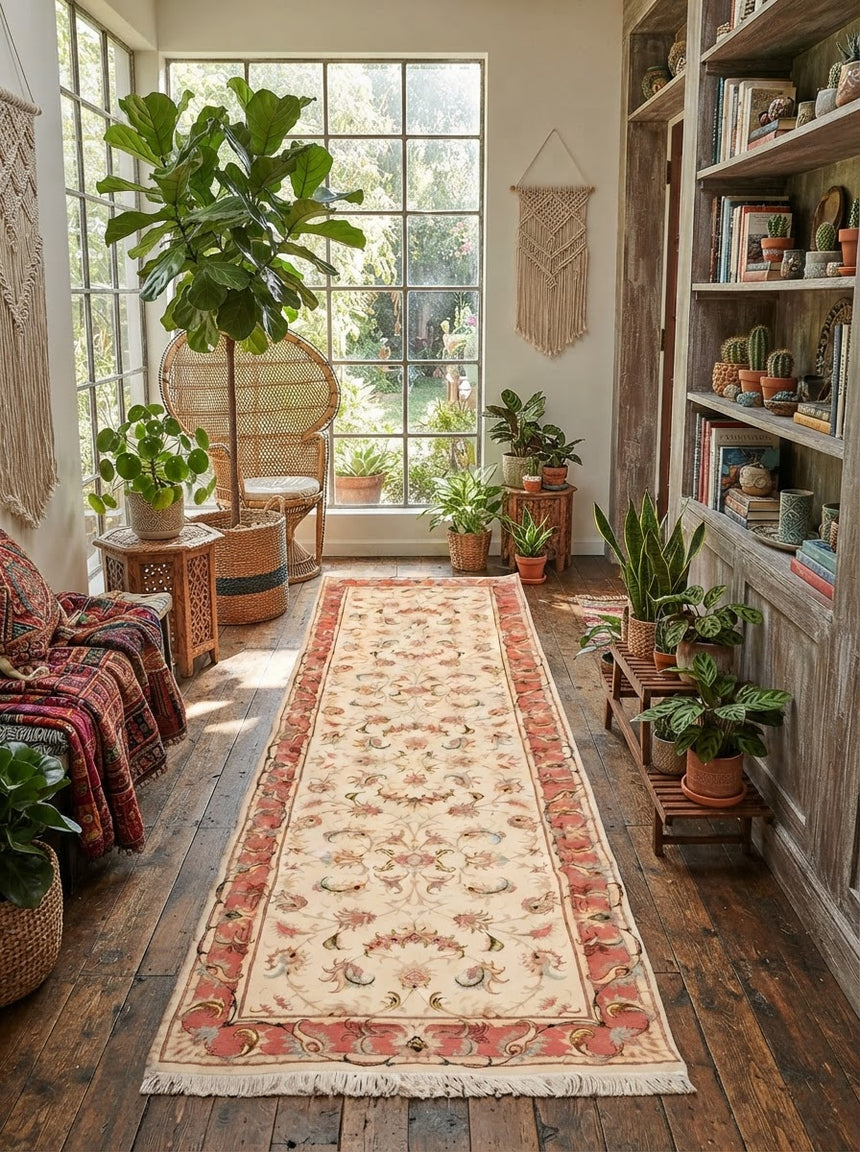 Alfombra Persa Tabriz 50Raj | 250 x 80 cm