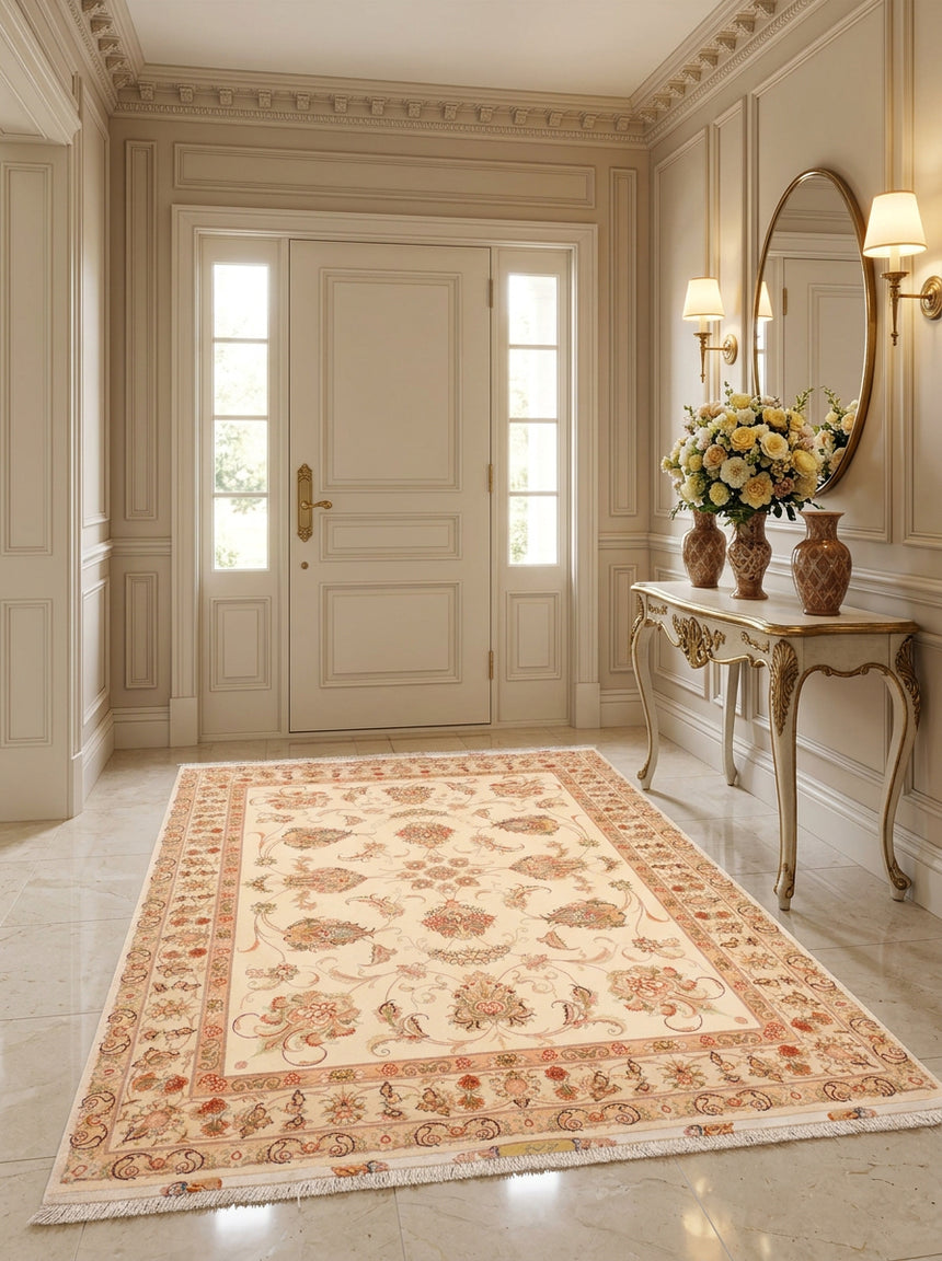 Carpetes persas Tabriz 50Raj | 210 x 146 cm