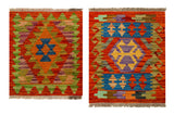 Alfombra Kilim 60 x 50 cm (aprox.) - 2 Unidades
