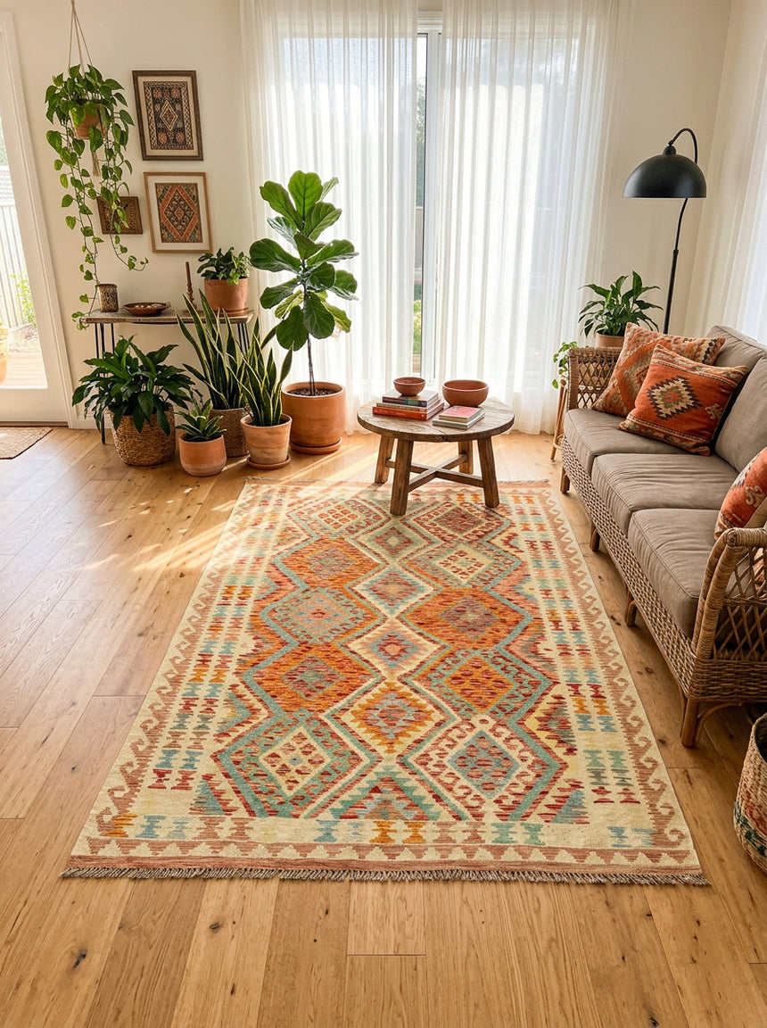Kilim Afgano | 246 x 177 cm