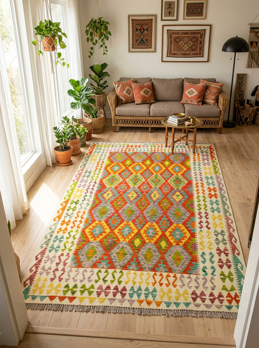 Kilim Afgano | 303 x 203 cm