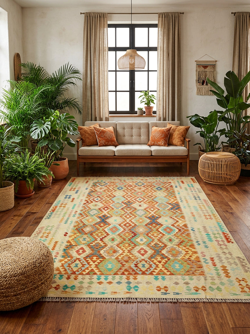 Kilim Afgano | 332 x 257 cm