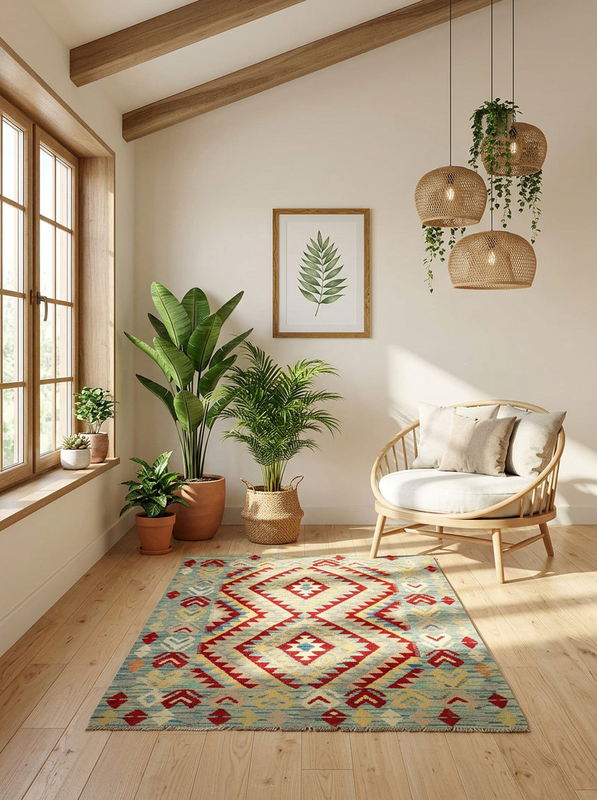 Afghan Kilim | 133 x 106 cm 