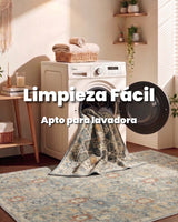 Alfombra Diseño Oushak Lavable