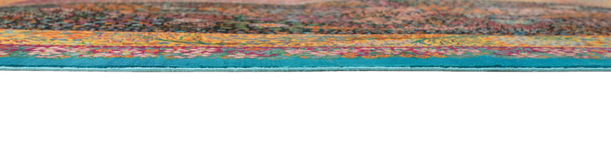 Alfombra persa de seda pura Qom | 136 x 83 cm