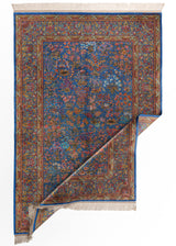 Alfombra persa de seda pura Qom | 214 x 145 cm