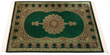 Alfombra persa de seda pura Qom | 153 x 102 cm