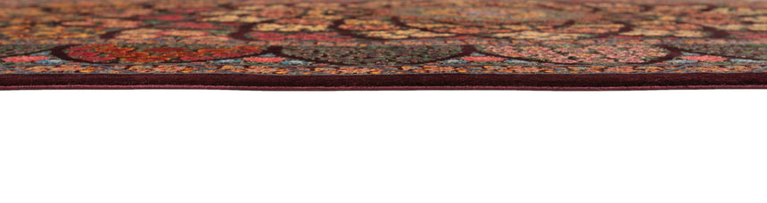 Alfombra persa de seda pura Qom | 217 x 140 cm