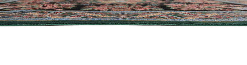 Alfombra persa de seda pura Qom | 148 x 149 cm