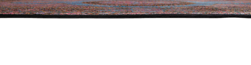 Alfombra persa de seda pura Qom | 209 x 123 cm