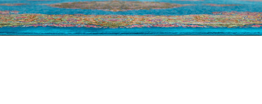 Alfombra persa de seda pura Qom | 190 x 127 cm