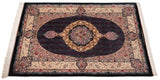 Alfombra persa de seda pura Qom | 200 x 129 cm