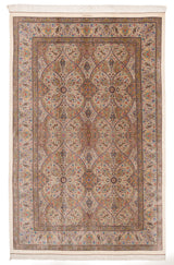 Alfombra persa de seda pura Qom | 308 x 196 cm