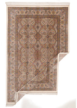 Alfombra persa de seda pura Qom | 308 x 196 cm